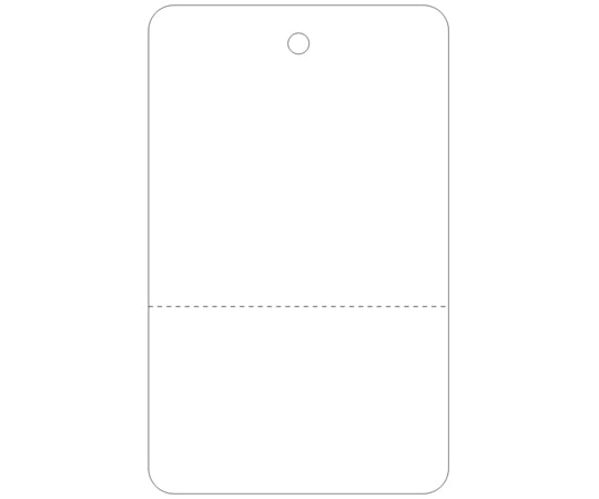 ササガワ 提札 糸なし 白無地 ミシン入 500枚入 18-1508 1箱（ご注文単位1箱）【直送品】