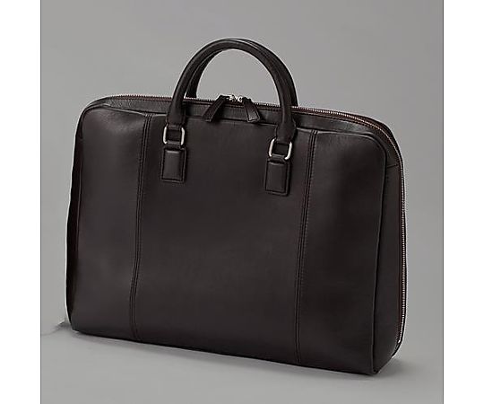 アズワン 400x100x300mm ビジネスバッグ(ダークブラウン) EA927AE-16 1個(ご注文単位1個)【直送品】