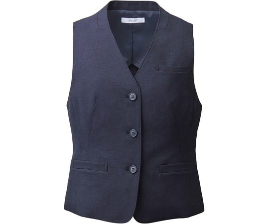 カーシーカシマ ENJOY ベスト PREMIER TWILL ネイビー 7号 ESV774 1枚（ご注文単位1枚）【直送品】