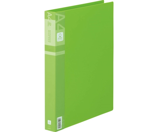 ライオン事務器 リングファイル ミナノ グリーン RF-223M 1冊(ご注文単位1冊)【直送品】