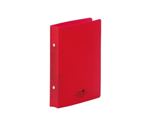 LIHITLAB AQUA DROPs リングファイル<ツイストリング> 3赤 F-5006 F5006-3 1冊(ご注文単位1冊)【直送品】