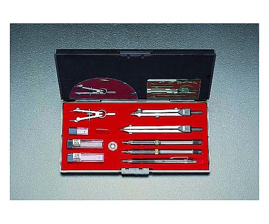 エスコ SE 鉛筆製図セット EA765G 1セット(ご注文単位1セット)【直送品】