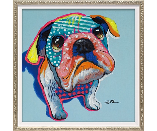 ユーパワー オイル ペイント アート｢カラー ブル(Sサイズ)｣ OP-07081 1個（ご注文単位1個）【直送品】