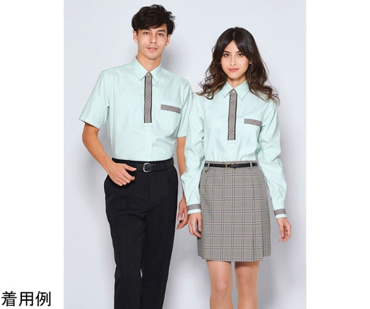 カーシーカシマ AMUS-NET 半袖シャツ Shirts Collection グリーン 3L ASY215 1枚（ご注文単位1枚）【直送品】