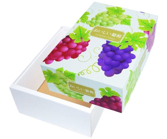 ヤマニパッケージ 青果用贈答箱 デリシャス葡萄 3k 深口 30枚 L-2340 1ケース（ご注文単位1ケース）【直送品】