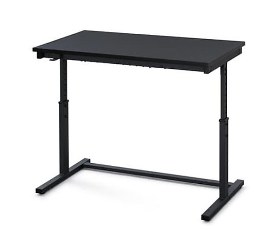 アズワン 1000x589x590- 800mm 昇降デスク(黒) EA954HC-1 1台(ご注文単位1台)【直送品】