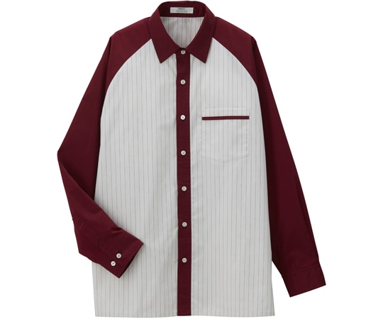 カーシーカシマ CAREAN 長袖シャツ VARIETY SHIRT ワイン L CWY009 1枚(ご注文単位1枚)【直送品】
