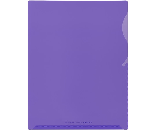 セキセイ ワイドフォルダー パープル CLK-2352-80 1枚(ご注文単位1枚)【直送品】