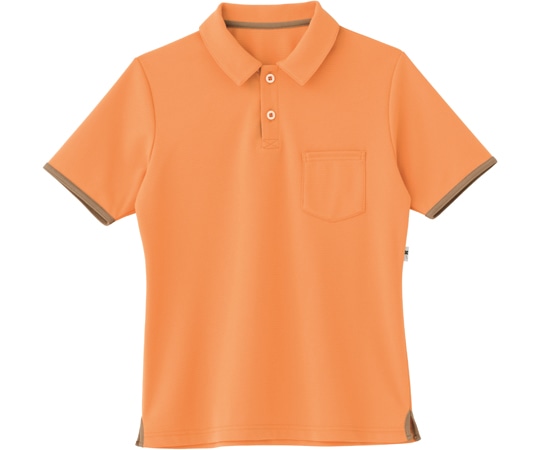 カーシーカシマ HEARTGREEN ポロシャツ V-CAT ITEM キャロットオレンジ L HM2159 1枚（ご注文単位1枚）【直送品】