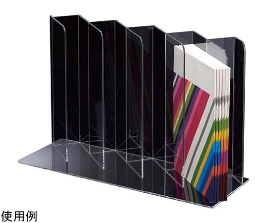 アズワン ノートディバイダー小 4列 右挿し 61-655-19-2 1個（ご注文単位1個）【直送品】