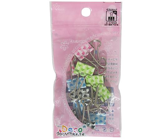 ミツヤ デコドキュWクリップ小 ハート 10個×5箱入 DD-KH-S 1ケース（ご注文単位1ケース）【直送品】