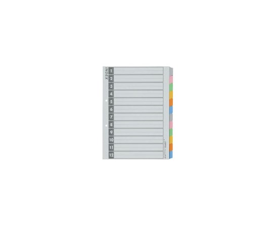 ジョインテックス インデックスA4S 6色 12山 5組 D027J-12Y 1パック(ご注文単位1パック)【直送品】