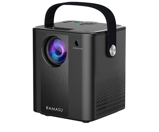 池商 小型ホームプロジェクター 投影サイズ30~150インチ microSDカード・USBメモリー対応 RA-PB140 1台(ご注文単位1台)【直送品】