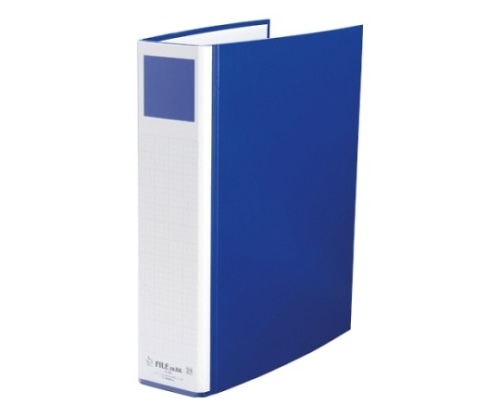 ファイル 間伐材シリーズ パイプファイル ブルー K-50B 1冊(ご注文単位1冊)【直送品】