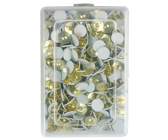 ミツヤ 二重画鋲着色白 500本×5箱入 NGC-500 1ケース（ご注文単位1ケース）【直送品】