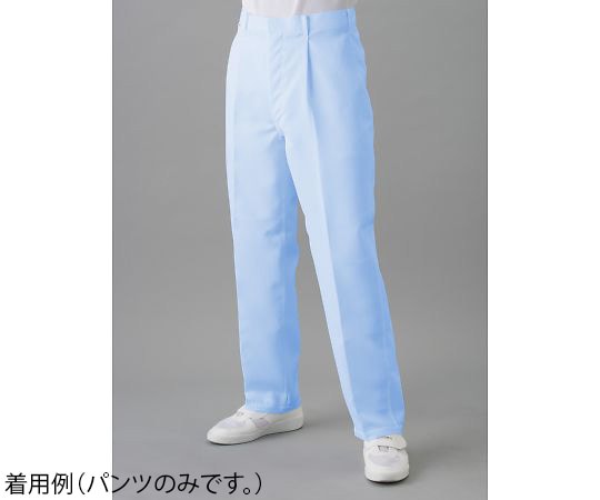 東洋リントフリー クリーンルーム用パンツ(男性用) 青 5L JA350A-02 5L 1本 (ご注文単位1本)【直送品】