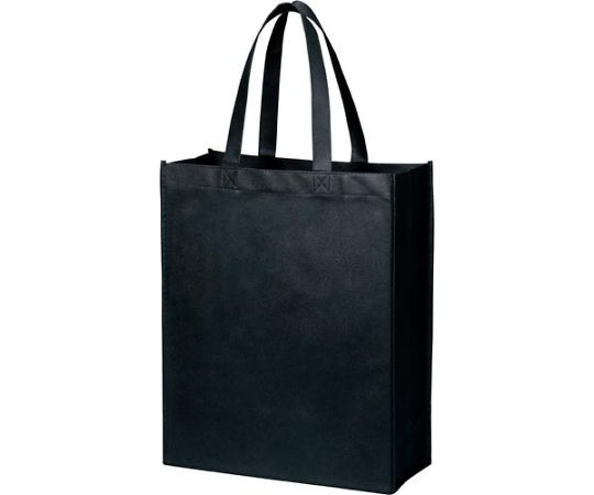 大川企画 不織布バッグ ブラック M 1パック(5枚入) B-M011 1パック(ご注文単位1パック)【直送品】