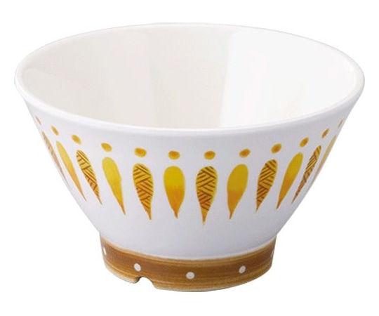 Daiwa 高台多用碗 中 山吹十草(やまぶきとくさ)内ペールイエロー YH-100-YTWY 1個(ご注文単位1個)【直送品】