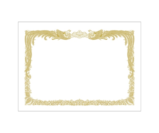 ササガワ 賞状用紙 上質紙 B4判 縦書用 100枚入 10-5035 1箱(ご注文単位1箱)【直送品】