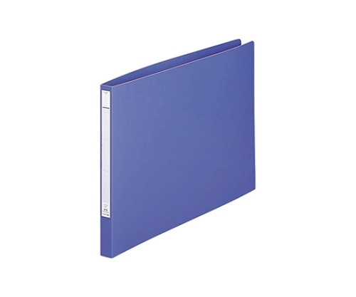 LIHITLAB パンチレスファイル<HEAVY DUTY> 9藍 F-376 F376-9 1冊(ご注文単位1冊)【直送品】