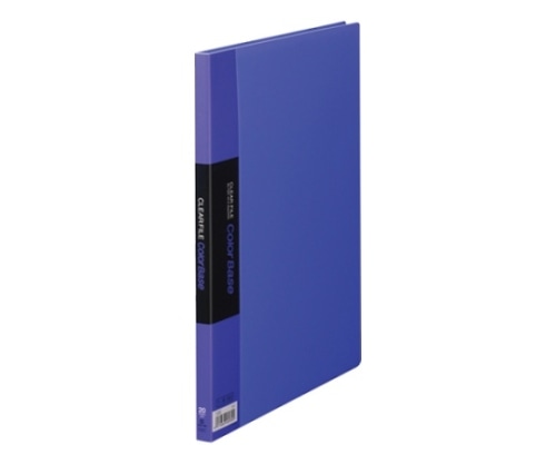 キングジム クリアーファイル・カラーベース ポケット溶着式 藤 132C 1冊(ご注文単位1冊)【直送品】