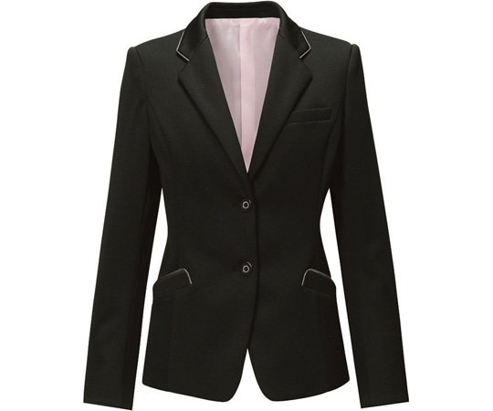 カーシーカシマ ENJOY ジャケット BEST SUPPORT KNIT ブラック 9号 EAJ855 1枚（ご注文単位1枚）【直送品】