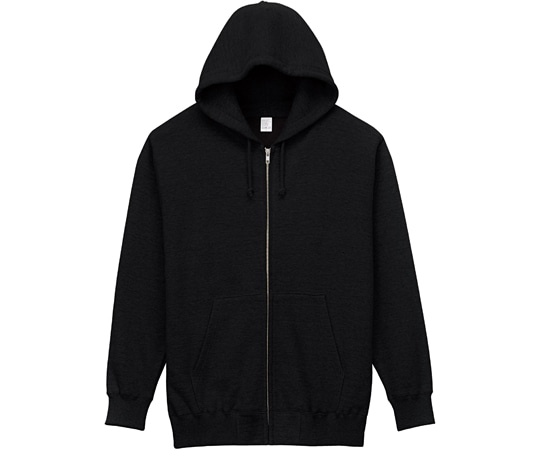 ボンマックス 10オンス フードジップパーカ(裏パイル) ブラック LL MS2134 1枚(ご注文単位1枚)【直送品】