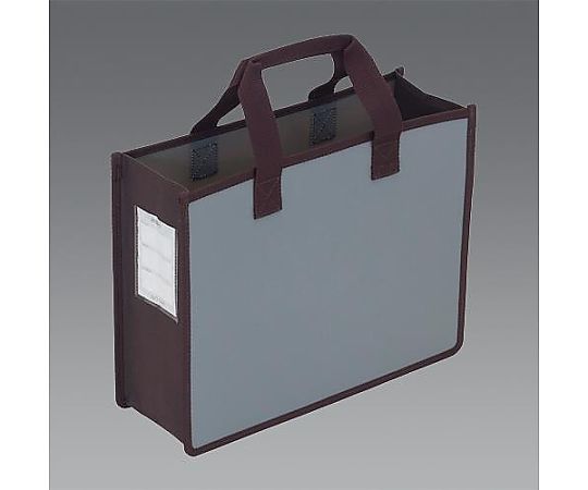 アズワン 275x360x110mm オフィス用トートバック(ダークグレ EA927AS-2 1個(ご注文単位1個)【直送品】