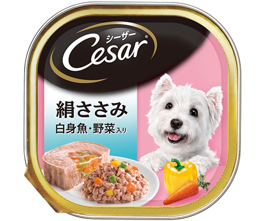 マースジャパンリミテッド シーザー 絹ささみ 白身魚・野菜入り 100g CE13N 1個（ご注文単位1個）【直送品】