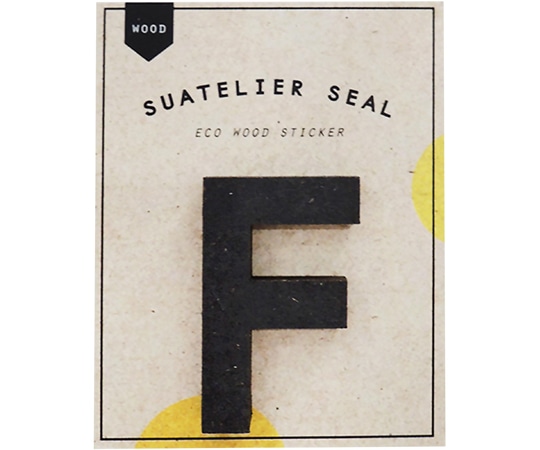 S&Cコーポレーション ウッドステッカー F WOOD-1706-F 1枚(ご注文単位1枚)【直送品】