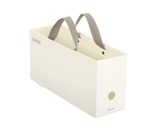 コクヨ キャリーボックス<NEOS>ハーフ ホワイト A4PH-NELFM-W 1個（ご注文単位1個）【直送品】