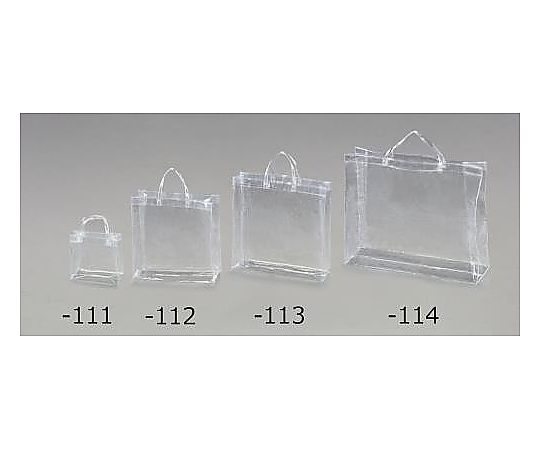 アズワン 600x200x500mm トートバッグ(透明/特大) EA927SF-114 1枚(ご注文単位1枚)【直送品】