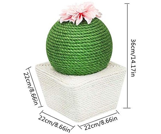 ペットアイ 爪とぎ サボテン丸  1個（ご注文単位1個）【直送品】