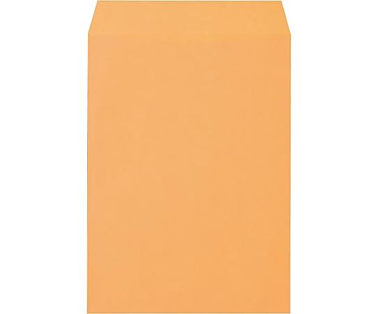 キングコーポレーション カラークラフト封筒 角2 オレンジ 100枚入 K2C85OR 1パック(ご注文単位1パック)【直送品】