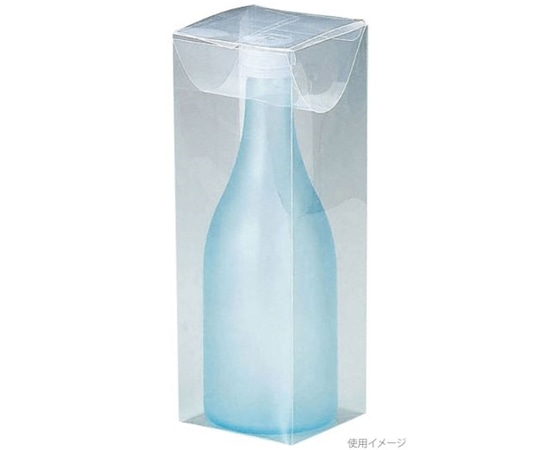 ヤマニパッケージ 贈答箱 クリアケース 500mL 太瓶×1本入 300枚 K-275 1ケース（ご注文単位1ケース）【直送品】