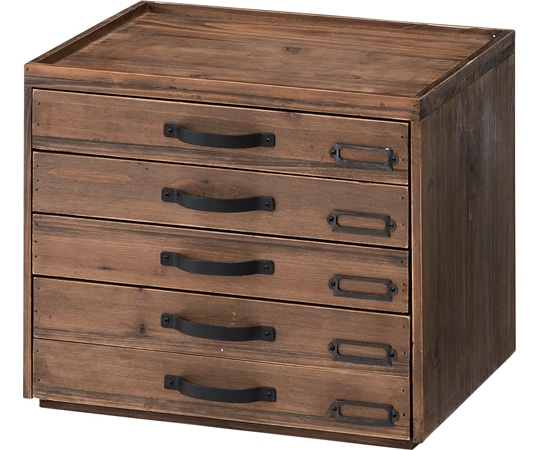 東谷 ドキュメントチェスト5D ブラウン CCR-106 1個（ご注文単位1個）【直送品】