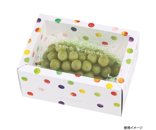 ヤマニパッケージ 贈答箱 みどりのめぐ実 2P ホワイト 100枚 L-2323 1ケース（ご注文単位1ケース）【直送品】