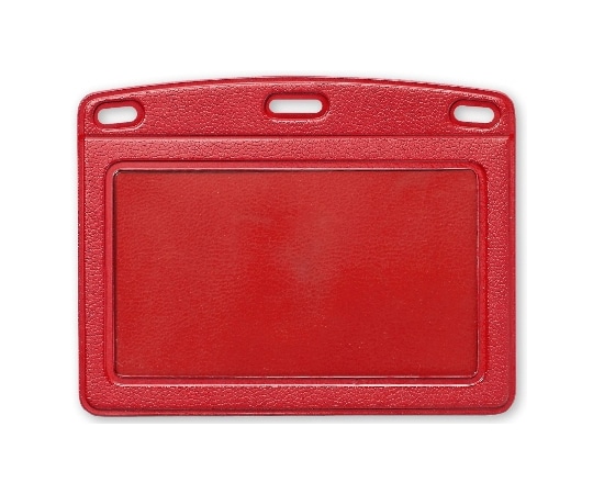 オープン工業 名札用パーツ 名札用ケース レザー調 ヨコ名刺 10枚赤 NB-360-RD 1袋(ご注文単位1袋)【直送品】