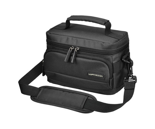 アズワン ルフトデザイン アーバンウォーカー ショルダーバッグS ブラック SLD-UW-SBSBK 1個（ご注文単位1個）【直送品】