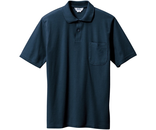 三愛 半袖ポロシャツ ネイビー LL 7900 1着（ご注文単位1着）【直送品】