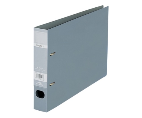 セキセイ セディア ロックリングファイル グレー F-532E-62 1冊(ご注文単位1冊)【直送品】