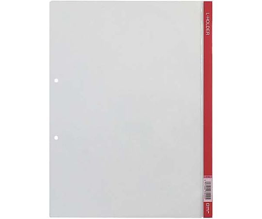 キングジム Lホルダー A4縦 赤 5枚 730アカX5 1パック(ご注文単位1パック)【直送品】