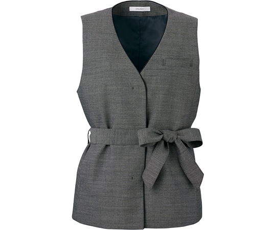 カーシーカシマ ENJOY ベスト SUSTINA MAT WORSTED グレー 9号 EAV801 1枚（ご注文単位1枚）【直送品】