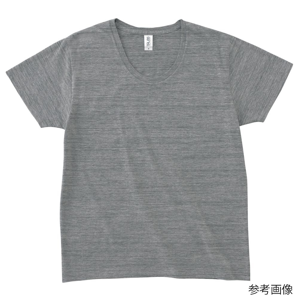 フェリック スリムフィットUネックTシャツ ヘザーグレー L SFU114-HGY-L 1枚（ご注文単位1枚）【直送品】