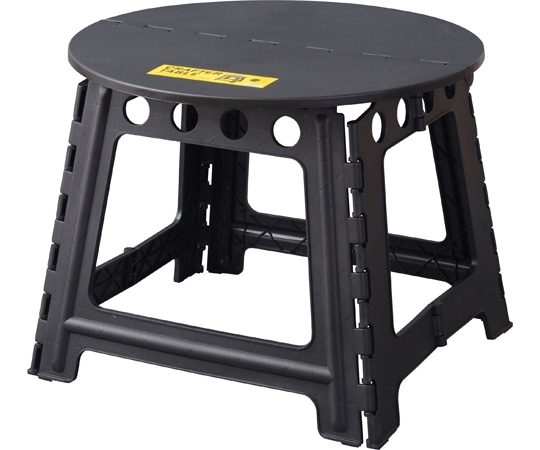 東谷 クラフターテーブル サークル ブラック LFS-414BK 1個（ご注文単位1個）【直送品】