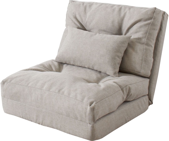 東谷 エリス 3WAYソファベッド シングル ベージュ LSS-29BE 1個（ご注文単位1個）【直送品】