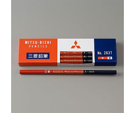エスコ [両端 赤・青] 鉛筆(12本) EA765MC-33 1箱(ご注文単位1箱)【直送品】