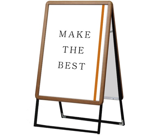 常磐精工 ポスターグリップスタンド看板 屋外用 A1 両面 木目 PGSK-A1RM-G 1台（ご注文単位1台）【直送品】