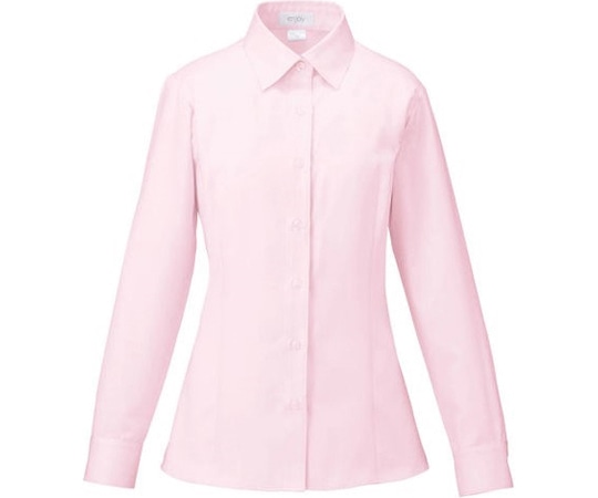 カーシーカシマ ENJOY 長袖シャツブラウス FINE KERSEY ピンク 11号 EWB592 1枚（ご注文単位1枚）【直送品】