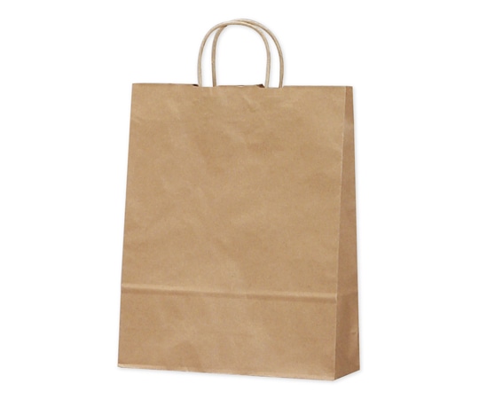 ササガワ 手提げ袋 未晒 320×110×400mm 10枚入 50-6301 1包（ご注文単位1包）【直送品】